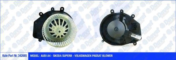 KALE 342685 Kalorifer Motoru Vw A4 - Superb - Passat (12v)